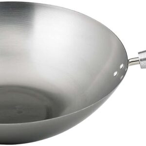 Carbon Steel Wok with Bamboo Handles