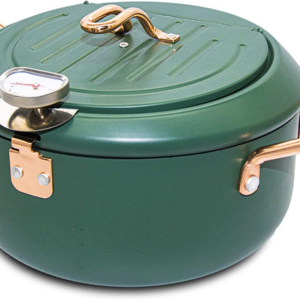 Japanese Tempura Deep Fryer Pot with Thermometer